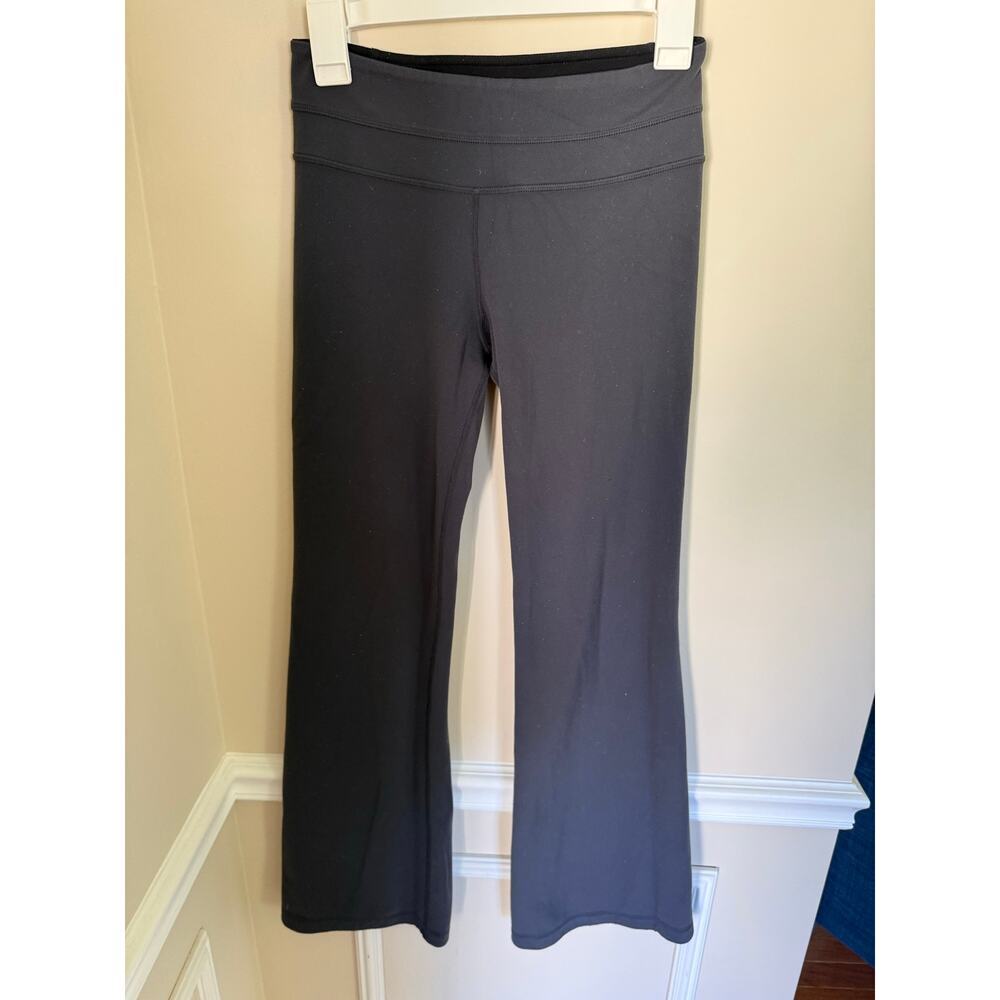 Lululemon | Y2K Groove Reversible High Waist Black/Gray Athlesuire Workout- Sz 4 - Picture 5 of 11